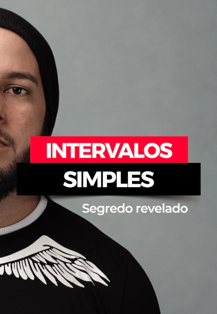 Capa da Trilha Intervalos, revelando o segredo dos intervalos simples